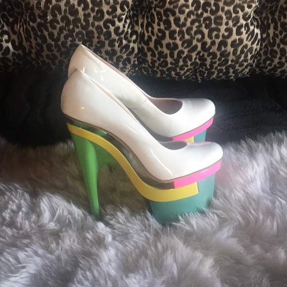 triple platform heels
